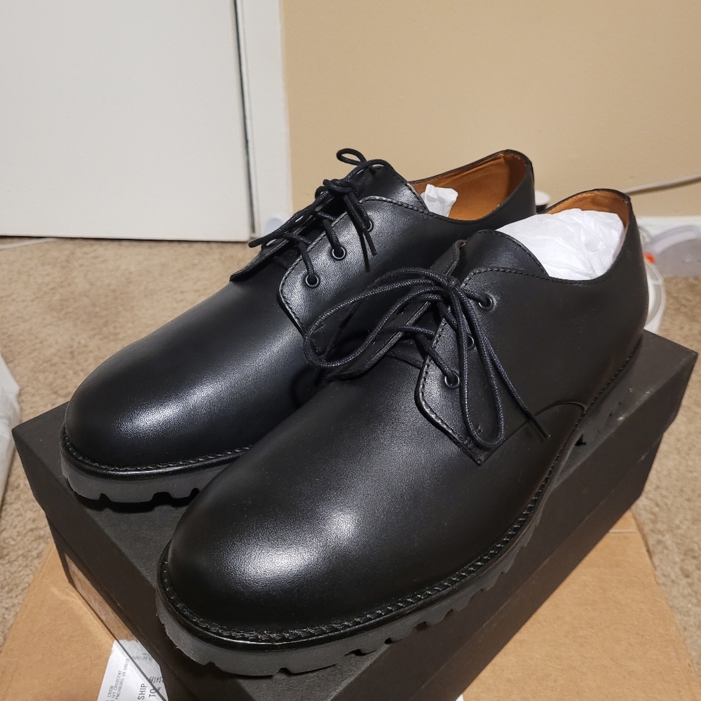 Jcrew Camden leather bluchers